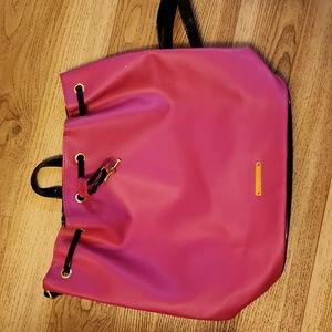 NWOT Juicy Couture Faux Leather Drawstring Backpack/Tote